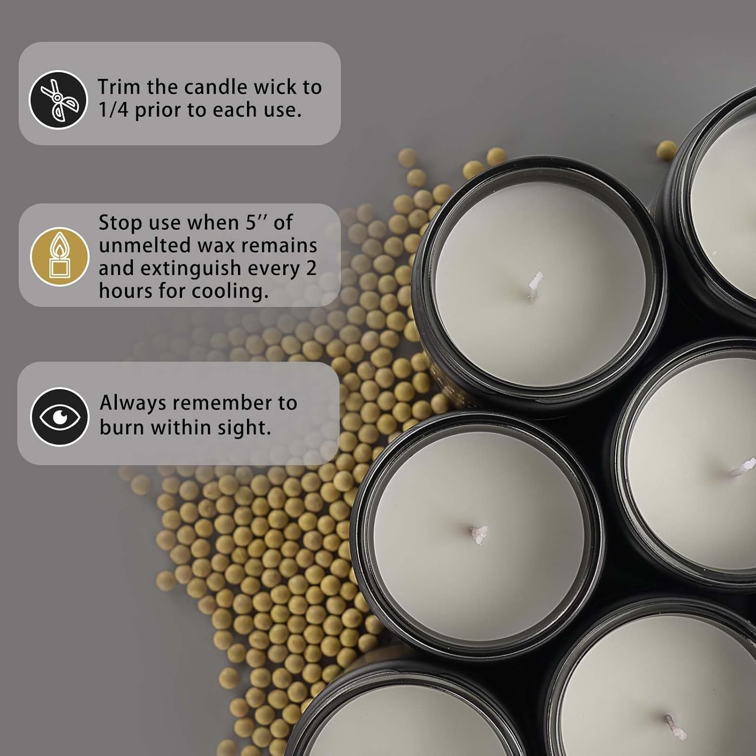 Scented Candles for Men | Cedar Oakmoss Scented Candle - Candles for Men, Men Scented Candles for Home, Candle Gifts for Him/Friend, Aromatherapy Candle in Black Jar