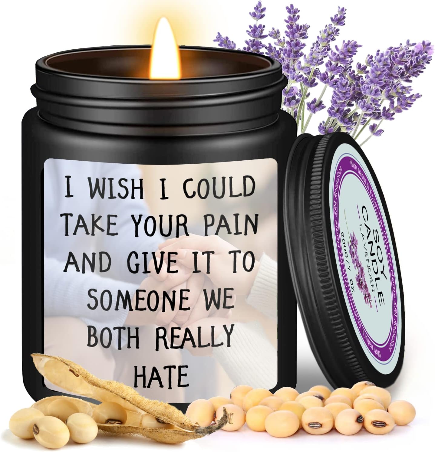 Get Well Soon/Feel Better Gifts for Women Men, Inspirational Candles, Consolation Gifts, Mercy, Cheer Up, Condolence Gifts for Women Men