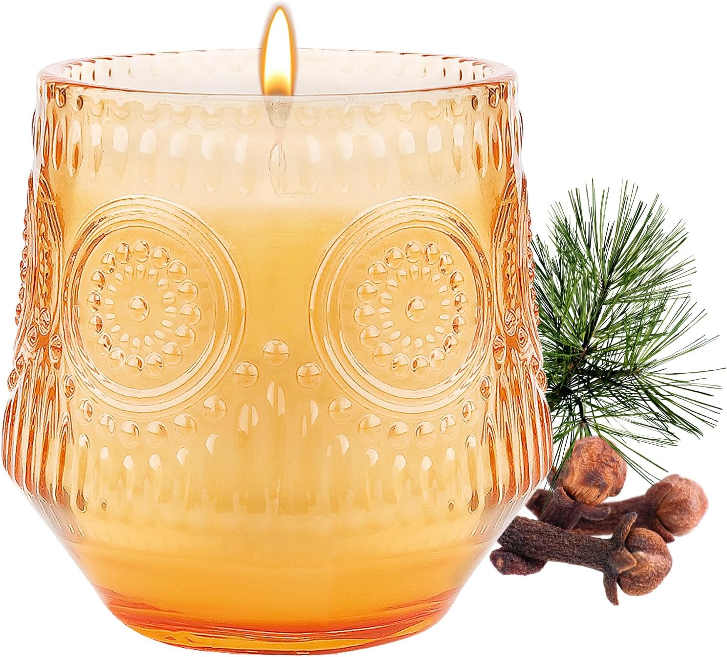 Pine & Clove Scented Candles - Scented Candles for Home, Luxury Aromatherapy Soy Candle - Candles Gifts for Women Men, Soy Scented Candles