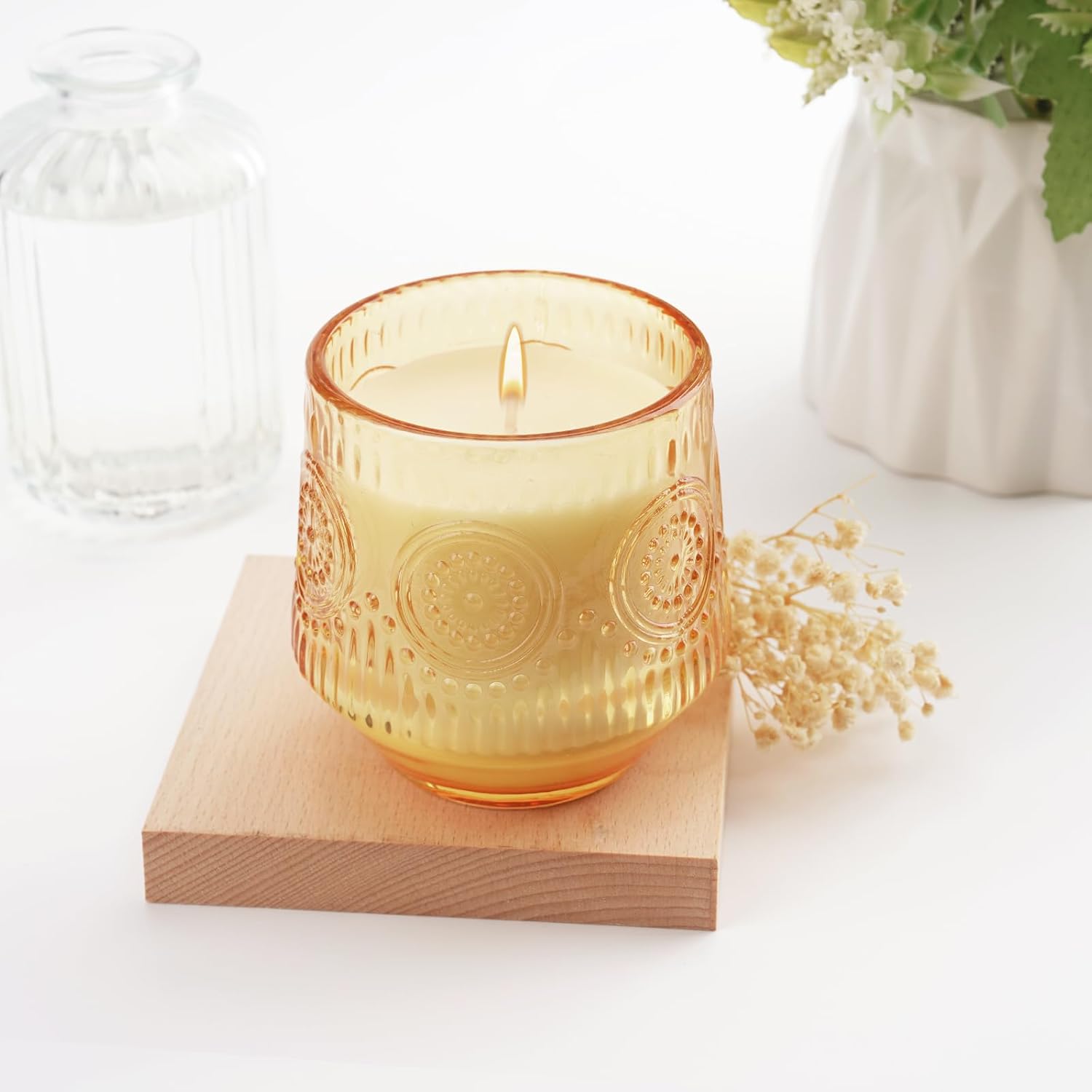 Citronella Scented Candles - Candles for Home Scented, 7oz Luxury Soy Candles, Aromatherapy Candle Gifts for Women/Men/Firends