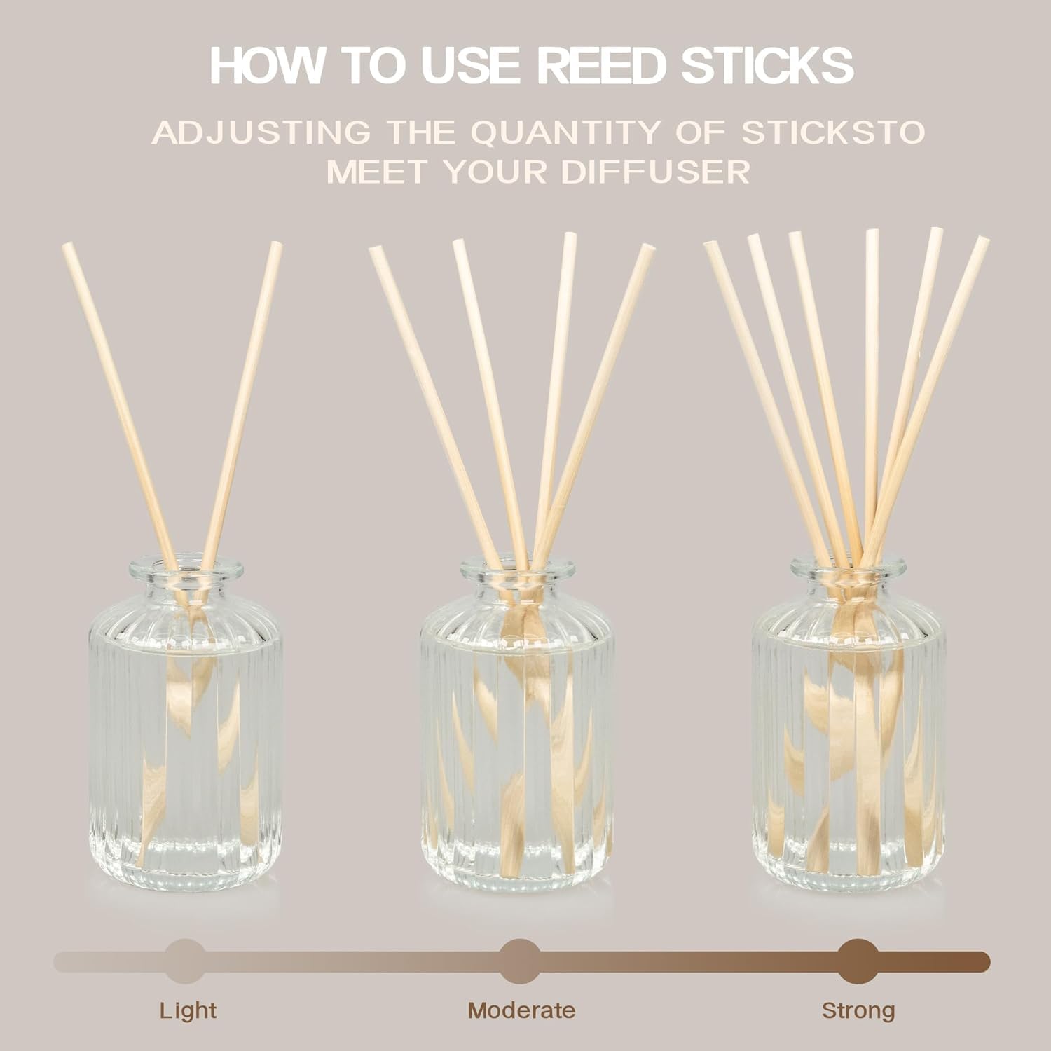 Auelife Reed Diffuser Set, 6.4 oz White Jasmine Scented Diffuser with Sticks Preserved Real Flower Reed Diffuser Home Fragrance Essential Oil Reed Diffuser for Bathroom Shelf Decor