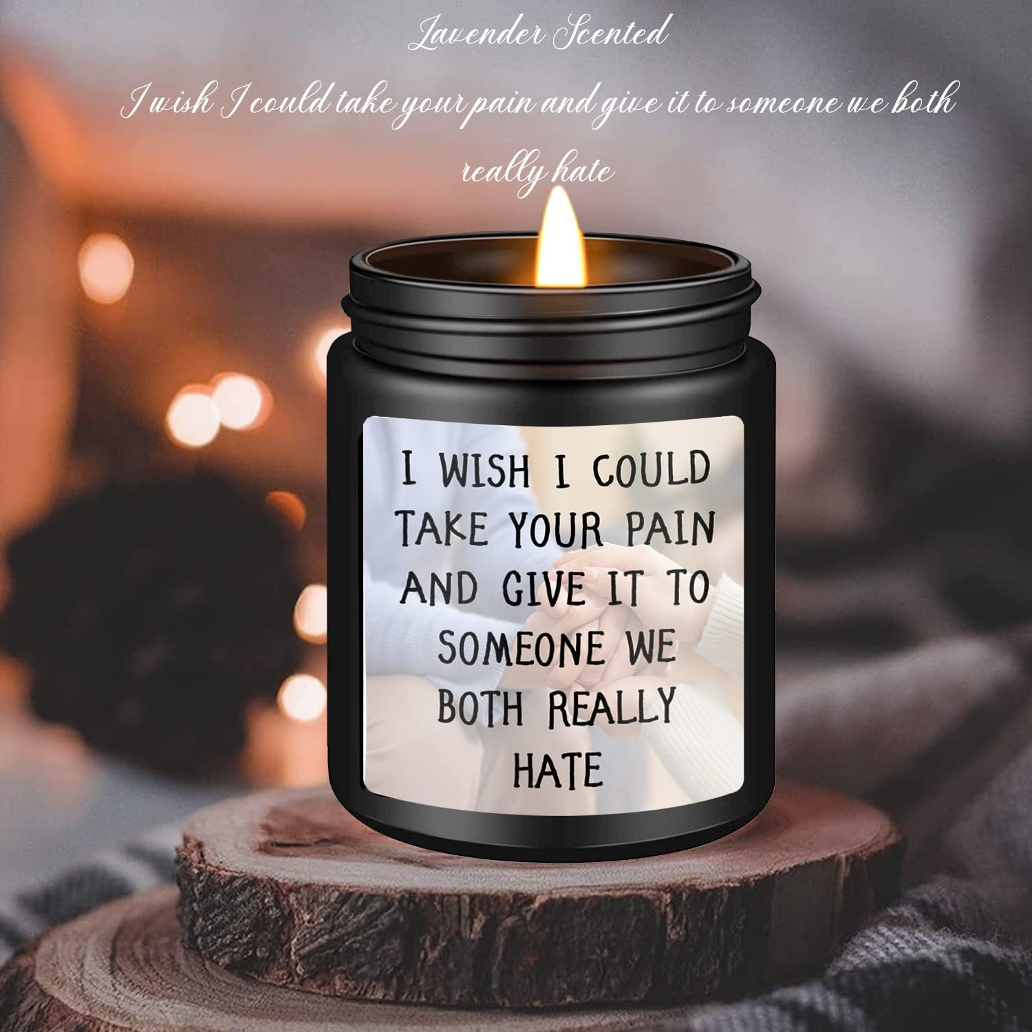 Get Well Soon/Feel Better Gifts for Women Men, Inspirational Candles, Consolation Gifts, Mercy, Cheer Up, Condolence Gifts for Women Men